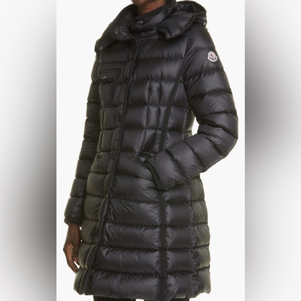 Moncler Hermine Grosgrain Trim Quilted pufffer coat  New without tags size 2.
